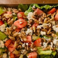 Tuscan Salad · Lettuce, Tomato, Bleu cheese, walnuts, balsamic dressing