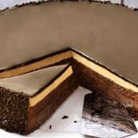 Chocolate Temptation Slice · Chocolate Cake Filled With Chocolate Cream, Hazelnut Cream And Hazelnut Crunch Finished With...