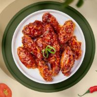 Some Seoul Wings · Fresh chicken wings, fried until golden brown, and tossed in soy sauce, brown sugar, honey, ...