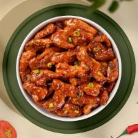 Chili Glaze Tenders · Chicken tenders breaded, fried until golden brown before being tossed in sweet chili sauce.