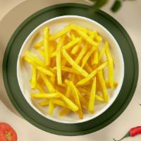 Crispy Fries · (Vegetarian) Idaho potato fries cooked until golden brown and garnished with salt.