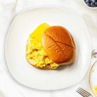 Egg Melts Sandwich · Two scrambled eggs and cheese served on your choice of bread.