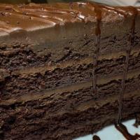 Five High Chocolate Cake  · Five layers of dark, moist chocolate cake sandwiched with the silkiest smooth chocolate fill...