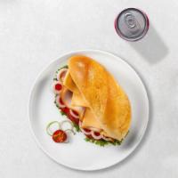 Fresh Turkey Club Sandwich · Fresh turkey, bacon, lettuce, tomato, onions, and mayonnaise served on your choice of bread.