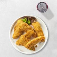 Chicken Tenders · (3 pieces) Chicken tenders breaded and fried until golden brown.