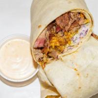 Sweet Caroline Wrap · Our slow smoked multiple award winning pulled pork shoulder is wrapped in a flour tortilla w...