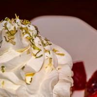 Tres Leches Cake  · mezcal-honey figs and whipped cream