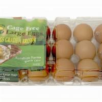 Sunshine Farms Cage Free Large Brown Eggs · 18 ct