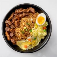N4 Beef Noodle/Rice(No Egg Today) · Braised premium beef shank with garden veggies, half egg, and a base of your choice