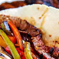 Steak Fajita · Grilled steak.