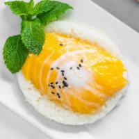 Mango With Sticky Rice · Seasonal. Please contact the restaurant to ensure that this item is currently available.