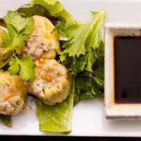 Thai Dumpling · Favorite. Four pieces. Traditional mixed shrimp, chicken and pork dumpling. Served with sesa...