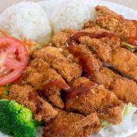 Chicken Katsu · Choose your rice & salad