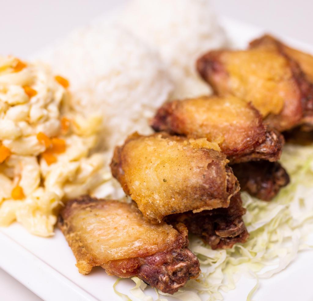 Chicken Wings · Choose your rice & salad