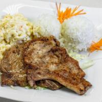 Grilled Pork Chop · Choose your rice & salad