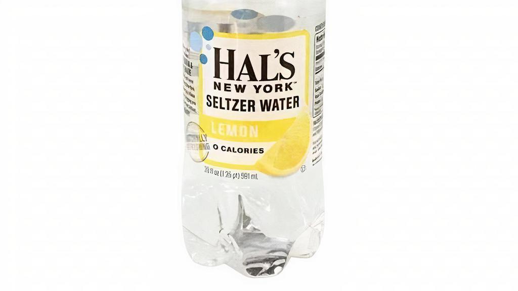 20 Oz. Hal'S Seltzer Lemon · 
