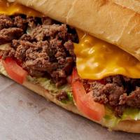 Chopped Cheese Sandwich · ground beef ,cheese,mayannaise,lettuce and tomatoes