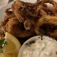 Fried Calamari · Mexican shrimp style