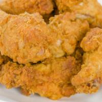 Dry Chicken Wings · Crispy chicken wings with no added sauce but cooked to perfection.