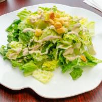 Caesar Salad · Romaine Lettuce, Parmesan Cheese, Garlic Crouton, Caesar Dressing on the Side. with options ...