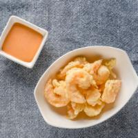 Rock Shrimp · Deep fried  crispy shrimp w. house made sauce.