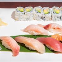 Sushi Regular · 7 pcs Chef’s selection sushi and one California roll