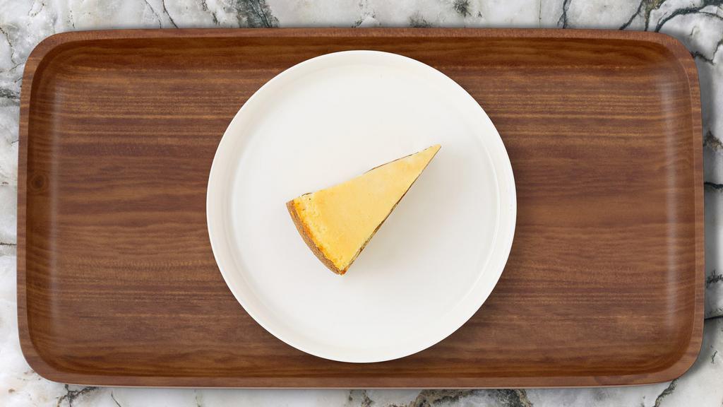 New York Cheesecake · Original New York cheesecake is decadently rich in taste, but fluffy in texture. It is also distinguished by a generous amount of sour cream used in the recipe.