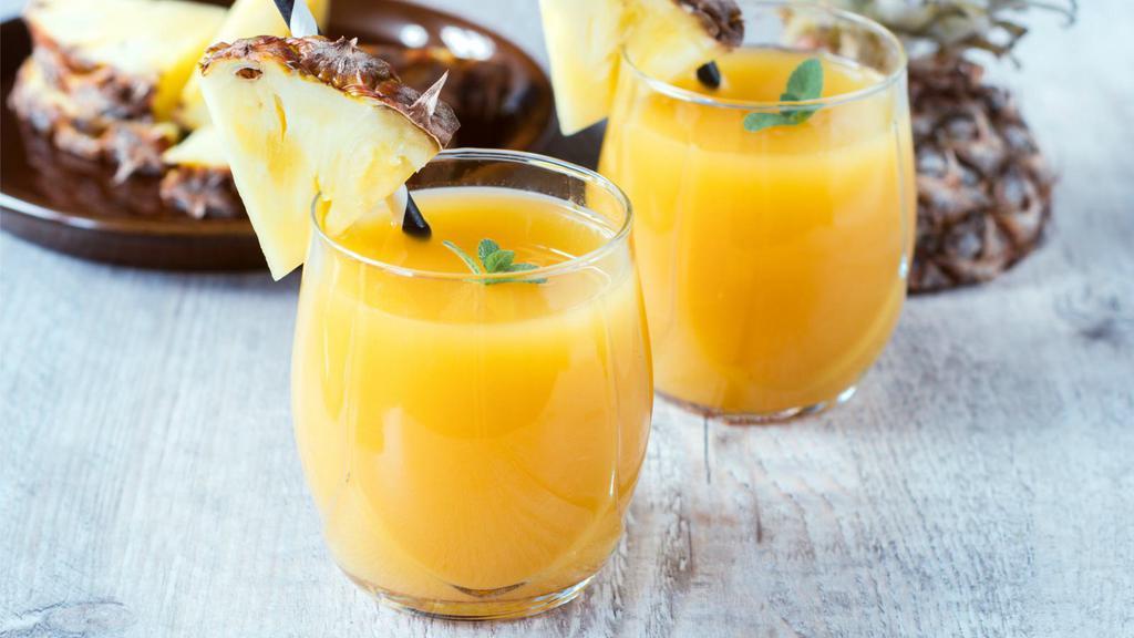 Pineapple Juice · Freshly squeezed pineapple juice.