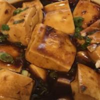 Ma Po Tofu · Hot and spicy.