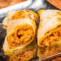 Chicken Keema Roll · Minced chicken cook in fresh Indian spices and herbs.