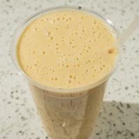 Peanut Butter · Banana, peanut butter, soy milk and chocolate whey protein.