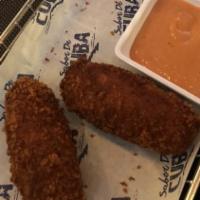 Ham Croquettes (2) · Served with mild spice pink sauce