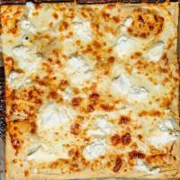 Light And Sweet Pie · White pizza, ricotta, mozzarella, honey drizzle.