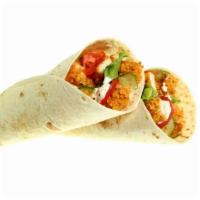 Jack Chicken Wrap · Breaded chicken, Jack cheese, hot peppers, lettuce, tomato and mayo.