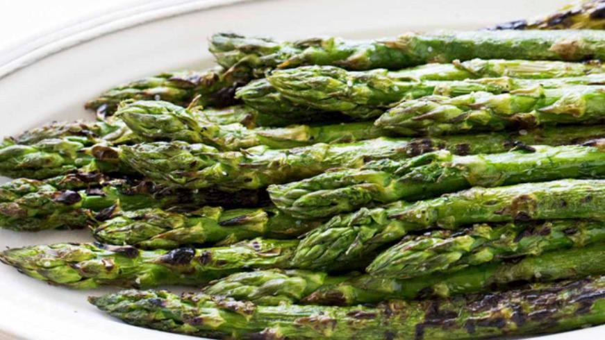 Grilled Asparagus · extra virgin olive oil, pepper and sea salt