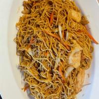 Chow Mein (Hong Kong Style) - Stir-Fried · 