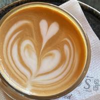 Cortadito 8 Oz · Our specialty coffee, Cuban style roasted beans whisked with a blend of sugar and steamed mi...
