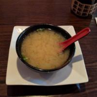 Miso Soup · Soybean broth.
