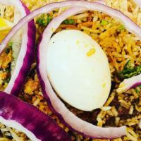 Ktr Special Boneless Chicken Biryani · Saffron Rice layered over slow cooked boneless Chicken with aromatic spices & Special masala.