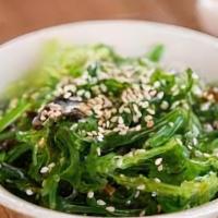 Seaweed Salad · Mixed seaweed marinated with sesame dressing.