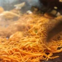 Yakisoba · Stir-fried soba noodles with your choice of meat.