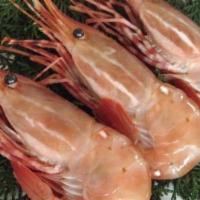 Botan Ebi · Sashimi grade sweet jumbo shrimp.