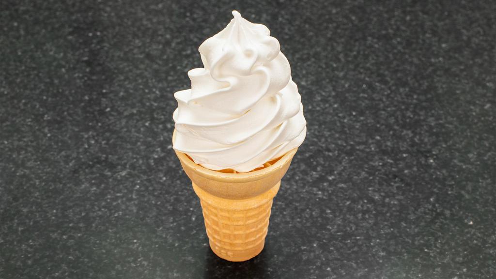 Soft Ice Cream (Kid) · Vanilla,
Chocolate,
Chocolate vanilla twist,
Sugar free vanilla. Choose one.
Cone will come on the side.