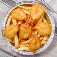 6 Jumbo Shrimp With Fries & Soda · 