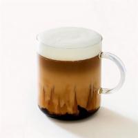 Mocha · Premium organic espresso and steamed milk, blended with chocolate ganache.