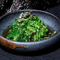 Seaweed Salad · Wakame, sanbaizu and sesame seeds