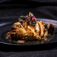 Maitake Mushrooms · Grilled and served with Wafu Sauce.