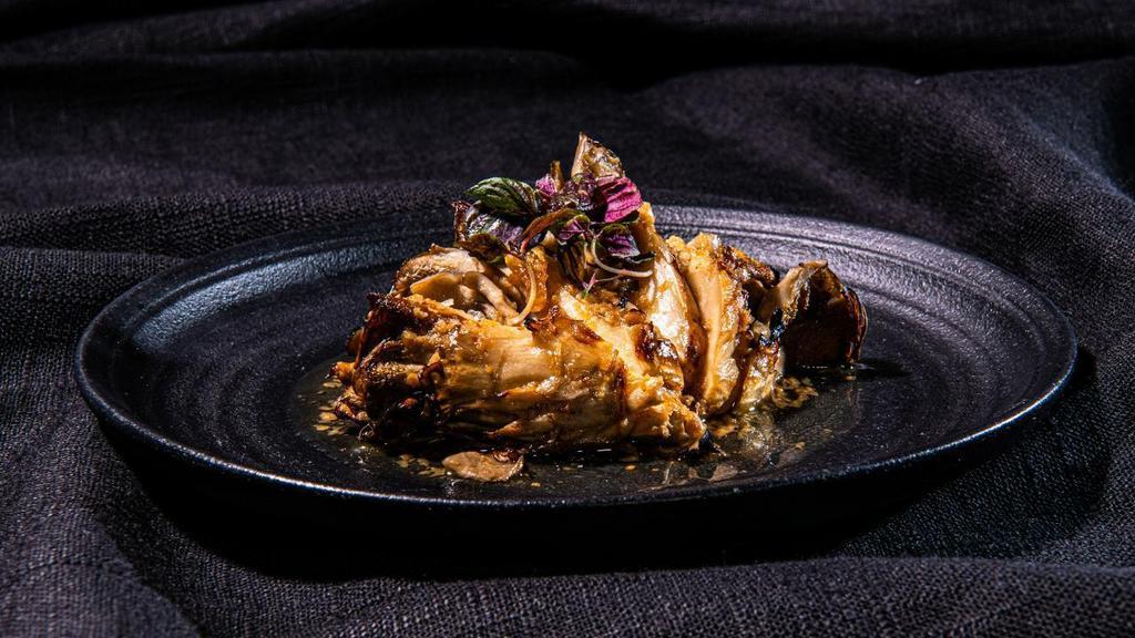 Maitake Mushrooms · Grilled and served with Wafu Sauce.