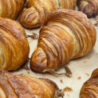Plain Croissant · A flaky French pastry.
