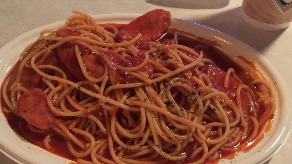 Sausage Spaghetti · 